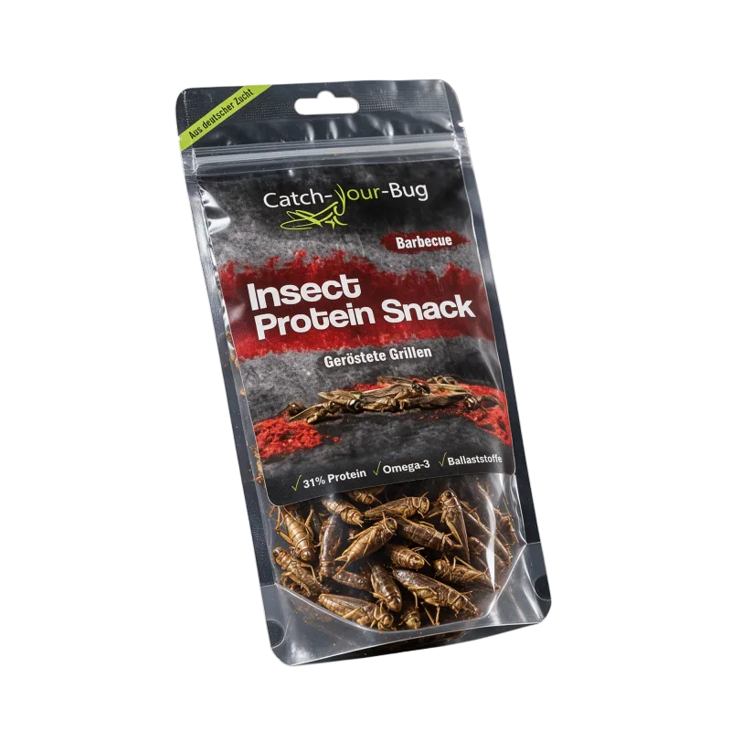 Three-pack of seasoned edible crickets