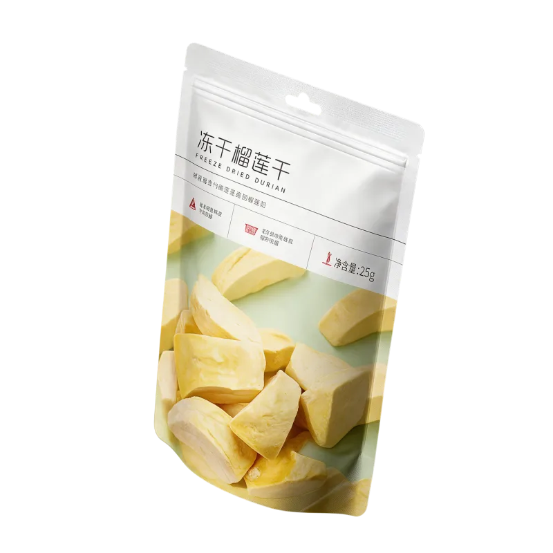 Freeze-dried durian snack, 25 g crunchy bag