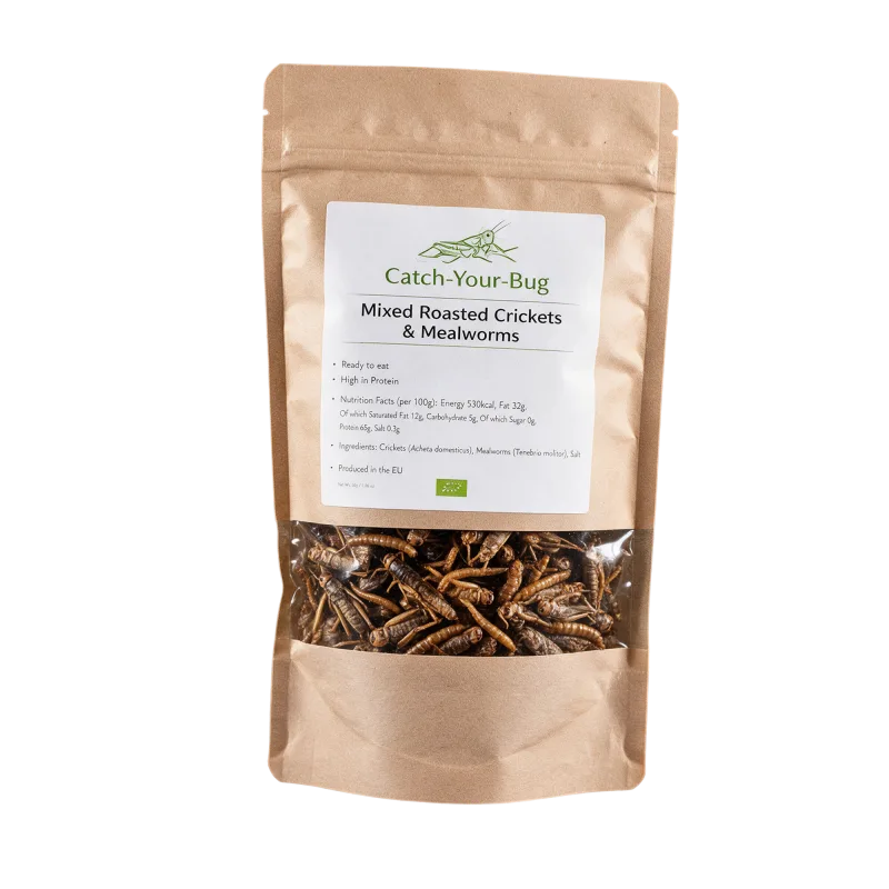 Catch-Your-Bug edible insect selection, 30 g snack packs